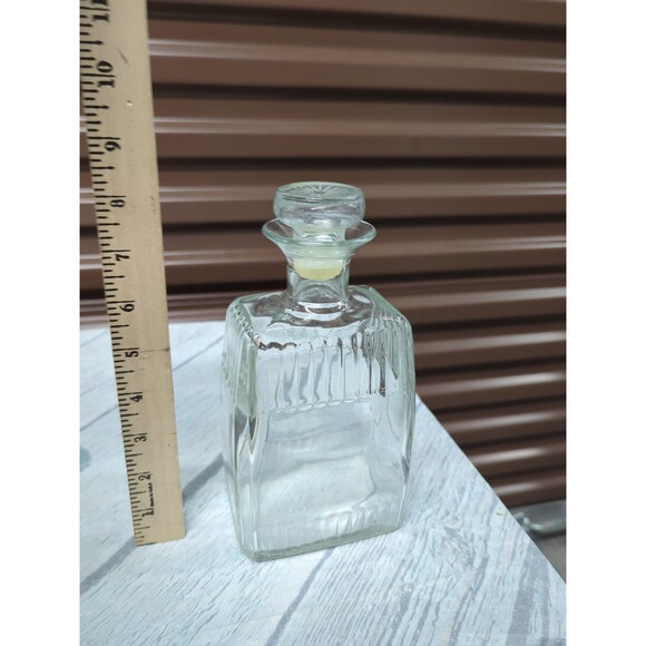 Vintage 8" Cut Glass Decanter - Picture 5 of 5